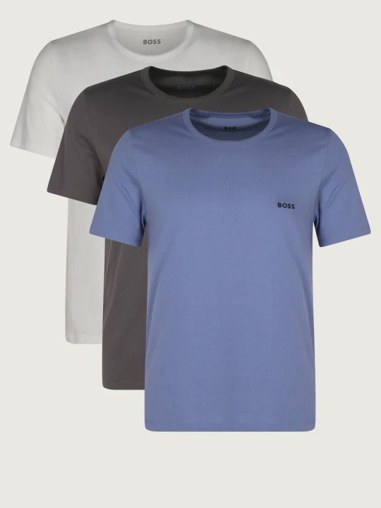 Zdjęcie produktu BOSS BLACK T-shirt 3-pack RN Classic | Regular Fit niebieski