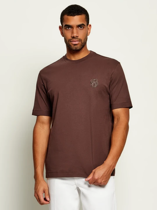 Zdjęcie produktu BOSS BLACK T-shirt C-Tames 03 | Relaxed fit brązowy