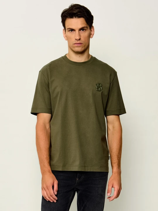 Zdjęcie produktu BOSS BLACK T-shirt C-Tames 03 | Relaxed fit oliwkowy