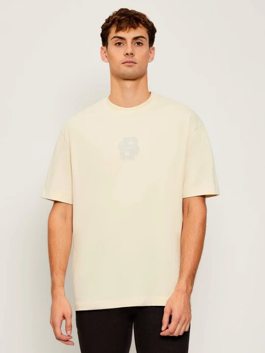 Zdjęcie produktu BOSS BLACK T-shirt C-Tames 18 | Relaxed fit kremowy