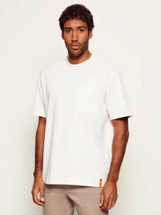 Zdjęcie produktu BOSS BLACK T-shirt C-Tames 180 BOSS X STEIFF | Relaxed fit ecru