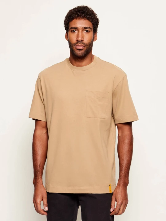 Zdjęcie produktu BOSS BLACK T-shirt C-Tames 180 BOSS X STEIFF | Relaxed fit beżowy