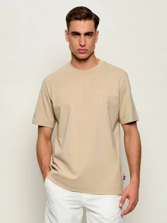Zdjęcie produktu BOSS BLACK T-shirt C-Tames 52 | Relaxed fit beżowy