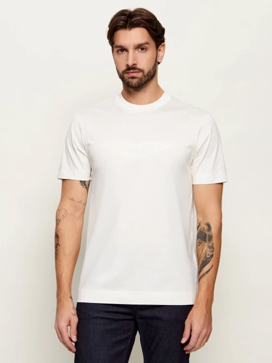 Zdjęcie produktu BOSS BLACK T-shirt C-Taut 249_AM | BOSS X Aston Martin | Regular Fit ecru