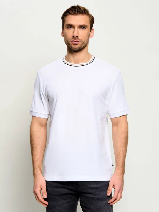 Zdjęcie produktu BOSS BLACK T-shirt C-Taut 40 | Regular Fit biały