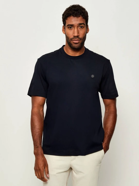 Zdjęcie produktu BOSS BLACK T-shirt C-Taut | Regular Fit | mercerised granatowy