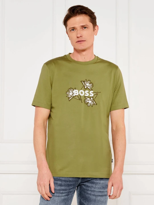 Zdjęcie produktu BOSS BLACK T-shirt C-Thompson 121 | Regular Fit zielony