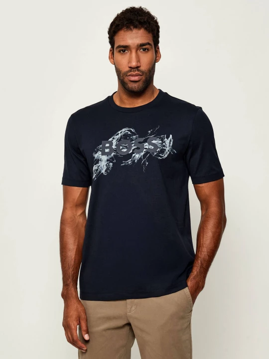 Zdjęcie produktu BOSS BLACK T-shirt C-Thompson 215 | Regular Fit granatowy