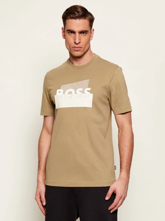 Zdjęcie produktu BOSS BLACK T-shirt C-Thompson 250 | Regular Fit beżowy
