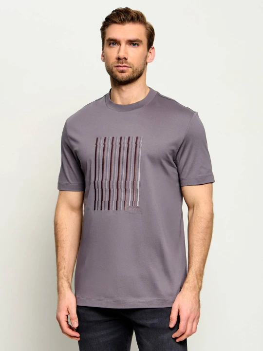Zdjęcie produktu BOSS BLACK T-shirt C-Thompson 41 | Regular Fit | mercerised fioletowy