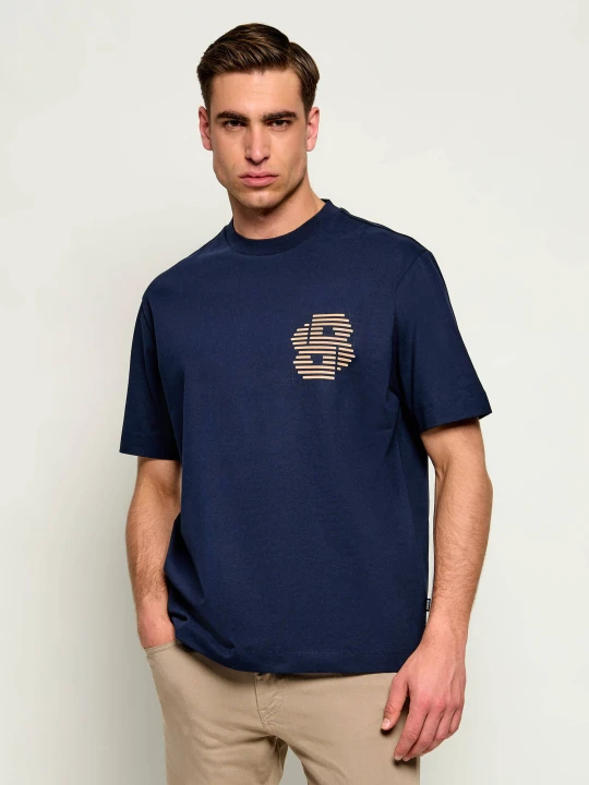 Zdjęcie produktu BOSS BLACK T-shirt C-Tigerman 49 | Regular Fit granatowy