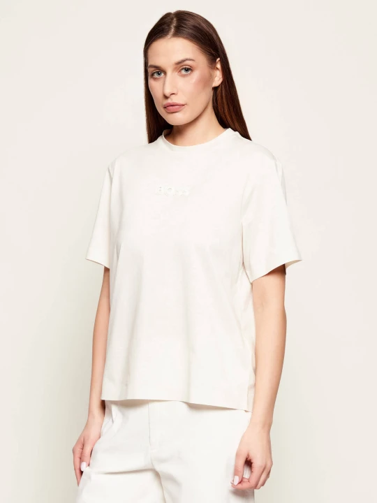 Zdjęcie produktu BOSS BLACK T-shirt Eharpa3 | Loose fit beżowy