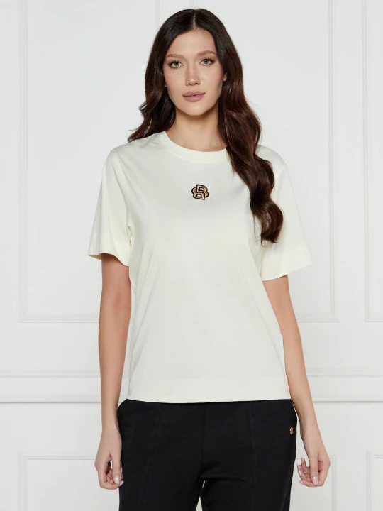Zdjęcie produktu BOSS BLACK T-shirt Elpha_placed1 | Regular Fit ecru