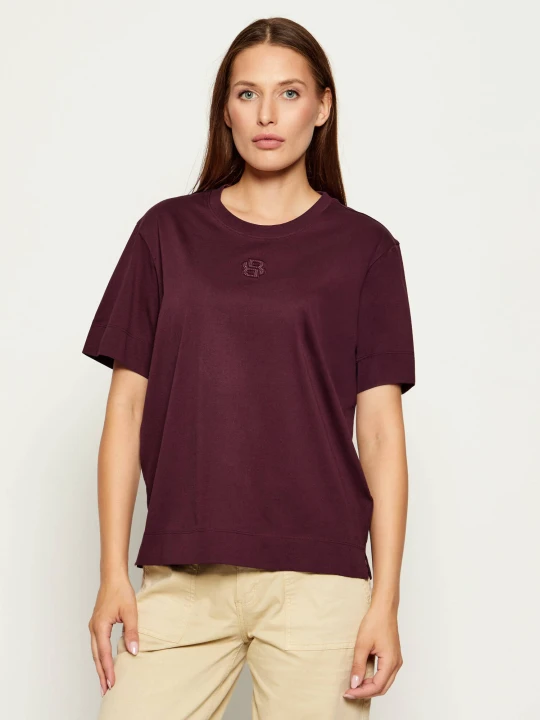 Zdjęcie produktu BOSS BLACK T-shirt Elpha_Placed3 | Regular Fit bordowy