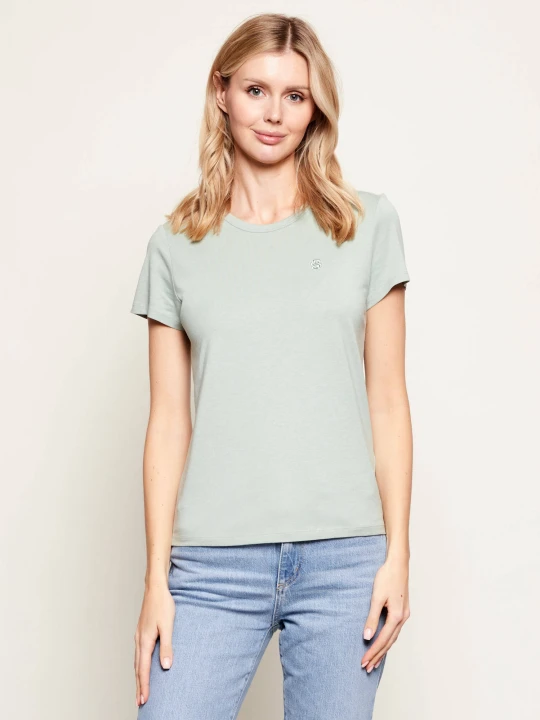Zdjęcie produktu BOSS BLACK T-shirt Eventsa9 | Regular Fit | z dodatkiem jedwabiu pistacjowy