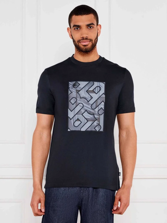 Zdjęcie produktu BOSS BLACK T-shirt H-Taut 81 | Regular Fit granatowy