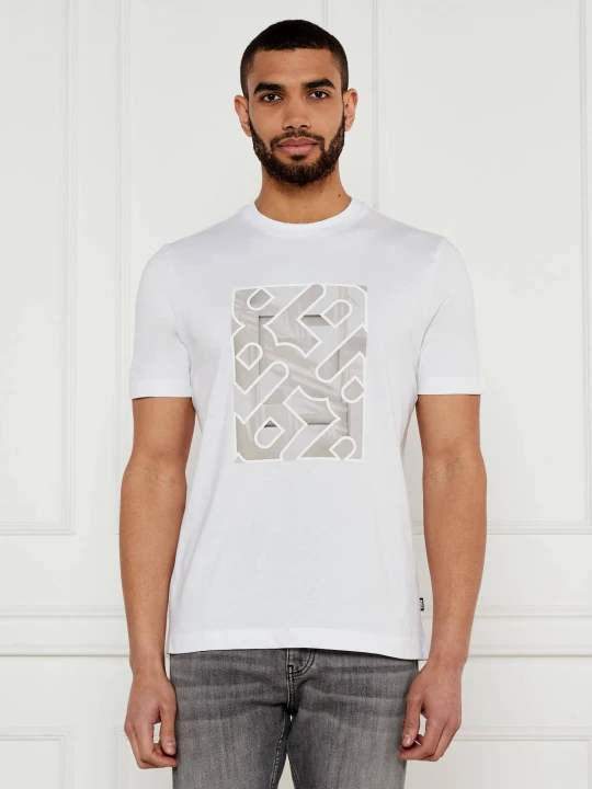 Zdjęcie produktu BOSS BLACK T-shirt H-Taut 81 | Regular Fit biały