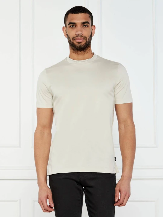Zdjęcie produktu BOSS BLACK T-shirt H-Tessler 199 | Slim Fit | mercerised beżowy