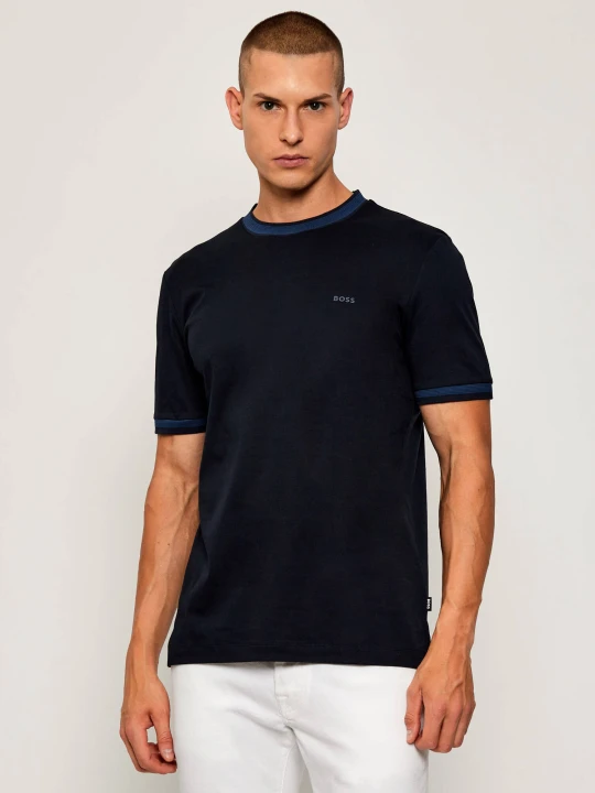 Zdjęcie produktu BOSS BLACK T-shirt H-Tessler 200 | Slim Fit | mercerised granatowy