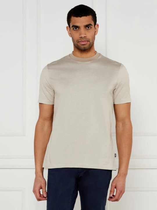 Zdjęcie produktu BOSS BLACK T-shirt H-Thompson 432 | Regular Fit | mercerised beżowy