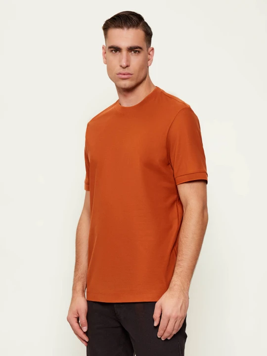 Zdjęcie produktu BOSS BLACK T-shirt H-Thompson 55 | Regular Fit | mercerised pomarańczowy
