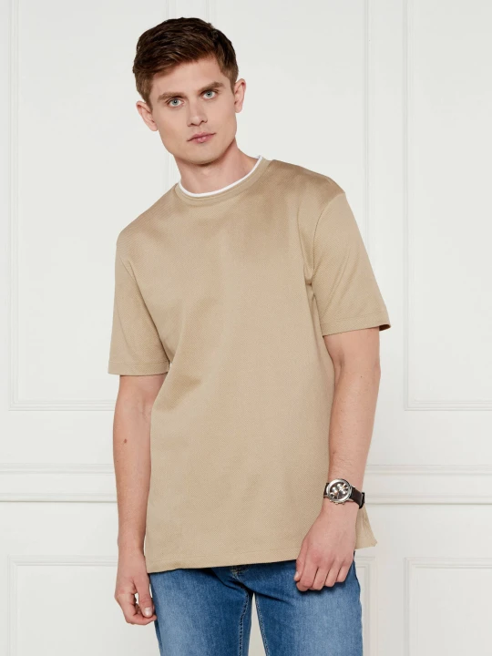 Zdjęcie produktu BOSS BLACK T-shirt H-Thompson | Regular Fit beżowy