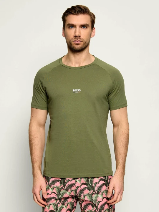 Zdjęcie produktu BOSS BLACK T-shirt RN | Slim Fit oliwkowy