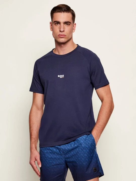 Zdjęcie produktu BOSS BLACK T-shirt RN | Slim Fit granatowy