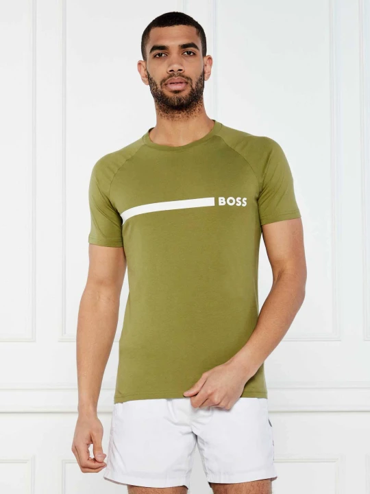 Zdjęcie produktu BOSS BLACK T-shirt RN | Slim Fit zielony