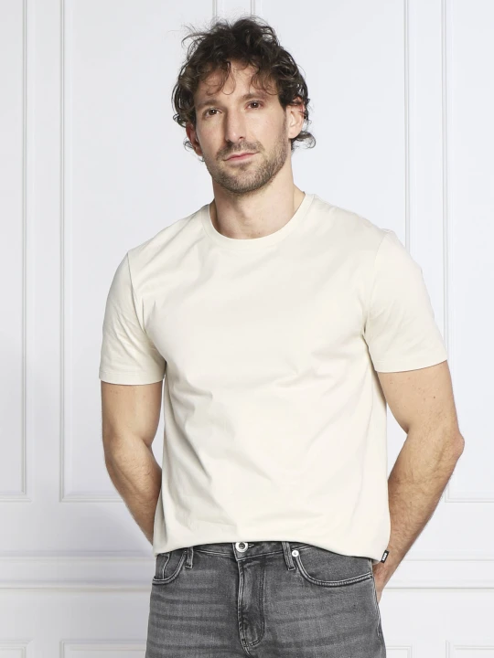 Zdjęcie produktu BOSS BLACK T-shirt Tessler | Slim Fit | mercerised beżowy