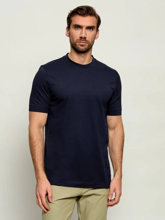 Zdjęcie produktu BOSS BLACK T-shirt Thompson 01 | Regular Fit granatowy