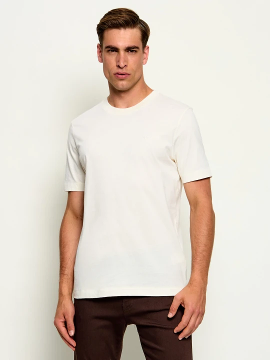 Zdjęcie produktu BOSS BLACK T-shirt Thompson 01 | Regular Fit ecru