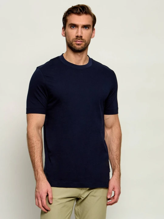 Zdjęcie produktu BOSS BLACK T-shirt Thompson 02 | Regular Fit granatowy