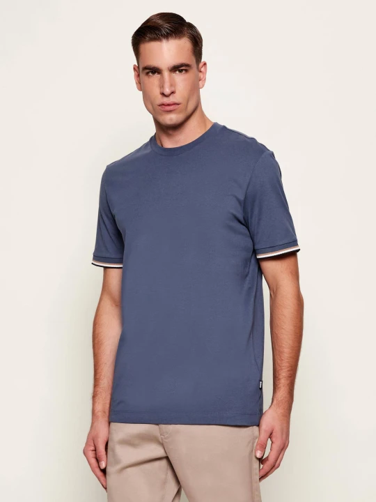 Zdjęcie produktu BOSS BLACK T-shirt Thompson 04 | Regular Fit niebieski