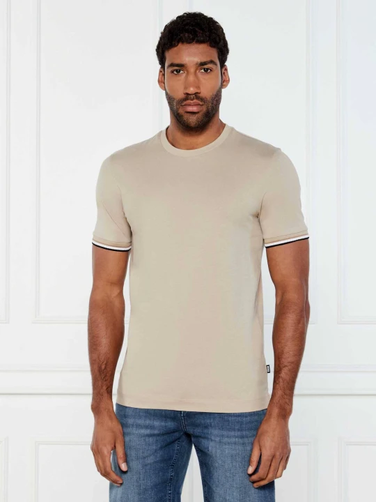 Zdjęcie produktu BOSS BLACK T-shirt Thompson 04 | Regular Fit beżowy