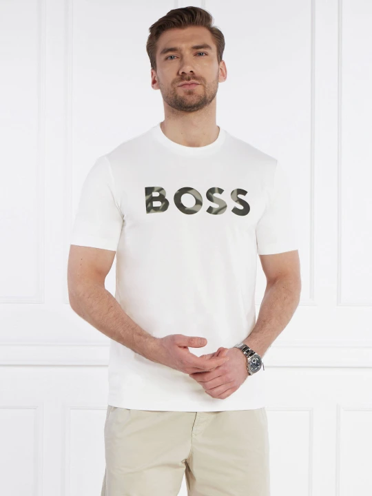 Zdjęcie produktu BOSS BLACK T-shirt Thompson | Regular Fit biały