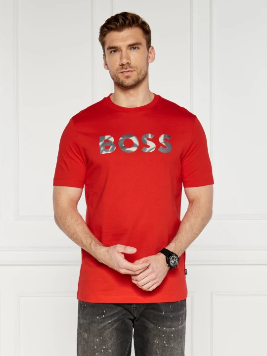 Zdjęcie produktu BOSS BLACK T-shirt Thompson | Regular Fit czerwony