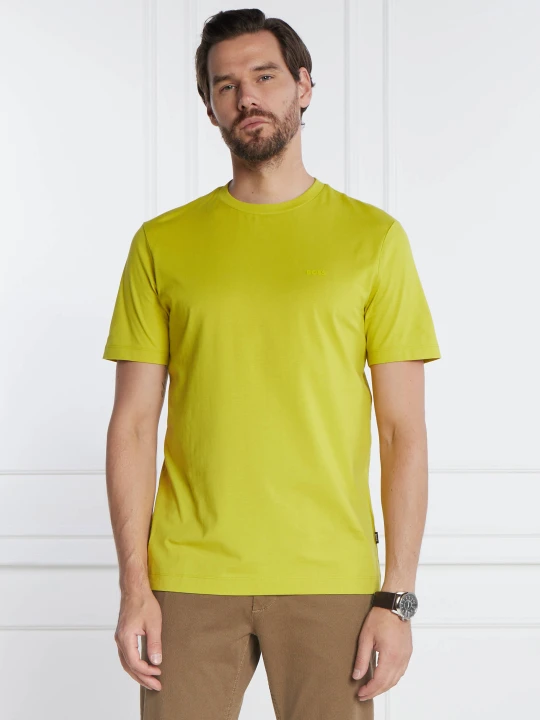 Zdjęcie produktu BOSS BLACK T-shirt Thompson | Regular Fit limonkowy