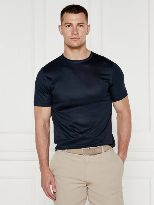 Zdjęcie produktu BOSS BLACK T-shirt Thompson | Regular Fit granatowy