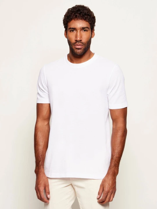 Zdjęcie produktu BOSS BLACK T-shirt Tiburt 240 | Regular Fit biały