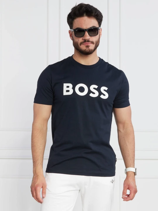 Zdjęcie produktu BOSS BLACK T-shirt Tiburt 354 | Regular Fit granatowy