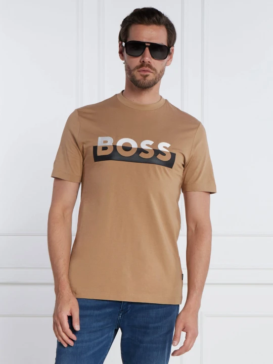 Zdjęcie produktu BOSS BLACK T-shirt Tiburt 421 | Regular Fit camel