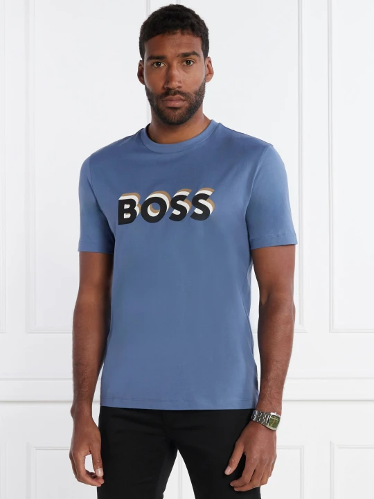 Zdjęcie produktu BOSS BLACK T-shirt Tiburt 427 | Regular Fit niebieski