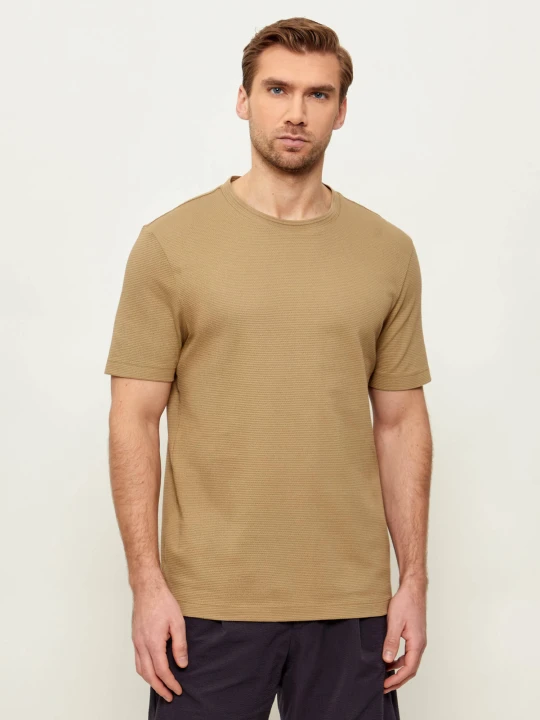Zdjęcie produktu BOSS BLACK T-shirt Tiburt | Regular Fit beżowy