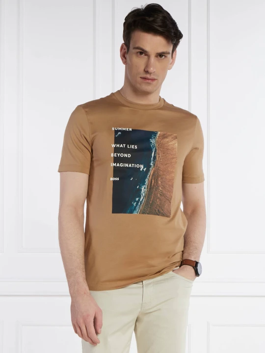 Zdjęcie produktu BOSS BLACK T-shirt TIburt | Regular Fit camel
