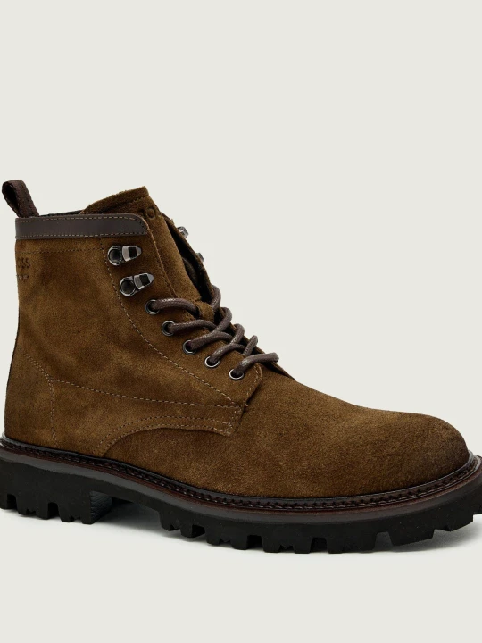 Zdjęcie produktu BOSS BLACK Trapery Julyo_Halb_sdlt | zamsz khaki