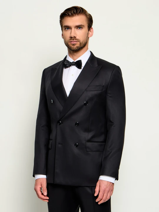 Zdjęcie produktu BOSS BLACK Wełniana marynarka H-Huge-db-b1-263 | Slim Fit