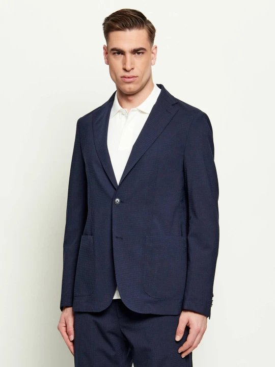 Zdjęcie produktu BOSS BLACK Wełniana marynarka P-Hanry-WG-PK-262F | Slim Fit granatowy