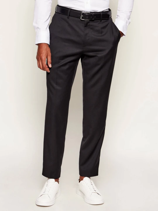 Zdjęcie produktu BOSS BLACK Wełniane spodnie H-Genius-DS-B1 | Slim Fit