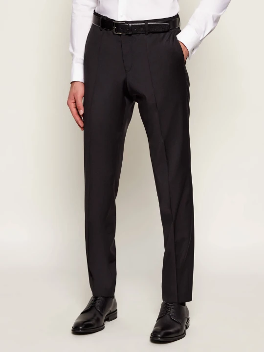 Zdjęcie produktu BOSS BLACK Wełniane spodnie H-Genius-MM-251 | Slim Fit